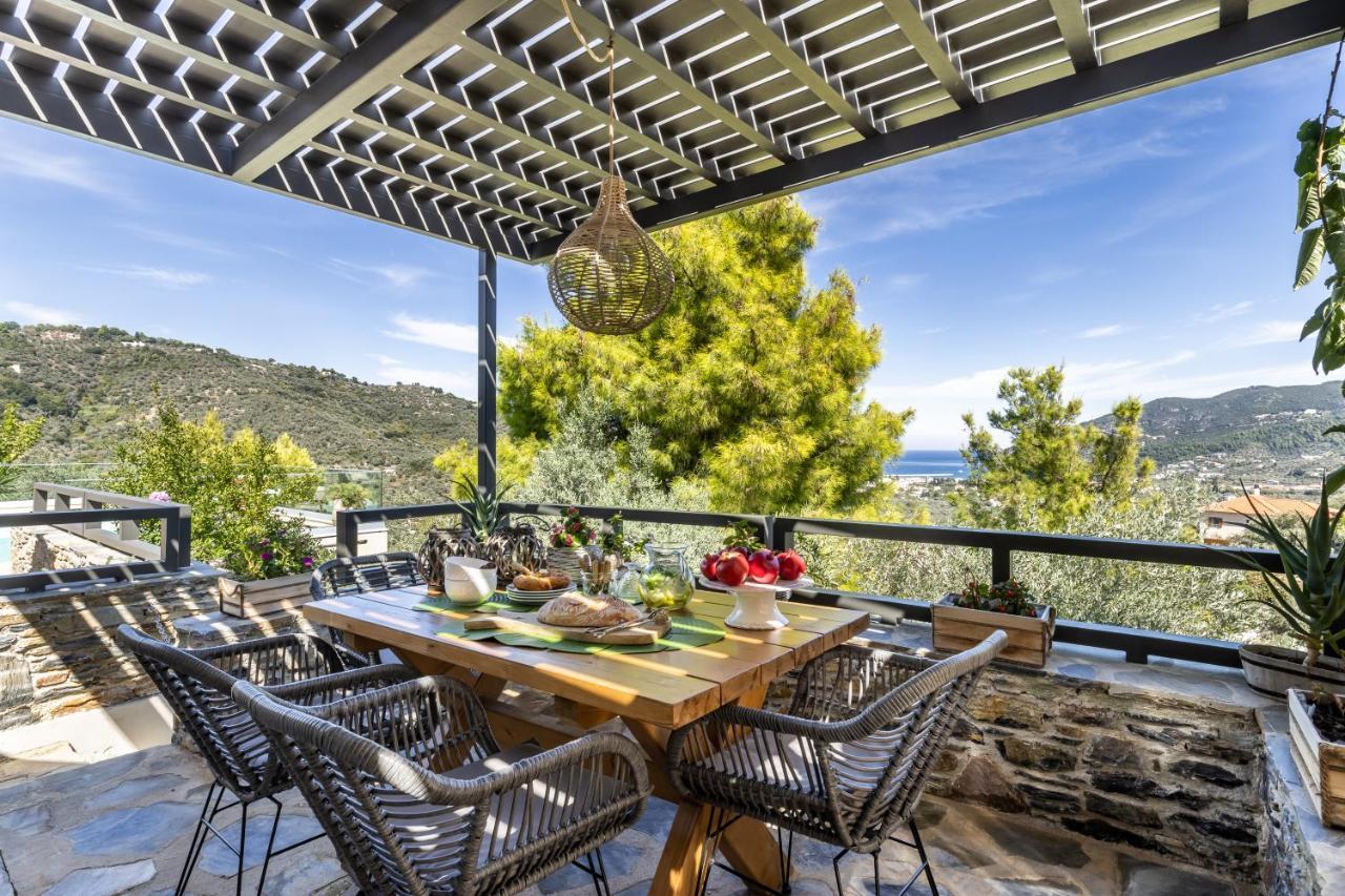 Villa Politimi Luxury Retreat Skópelos Eksteriør bilde