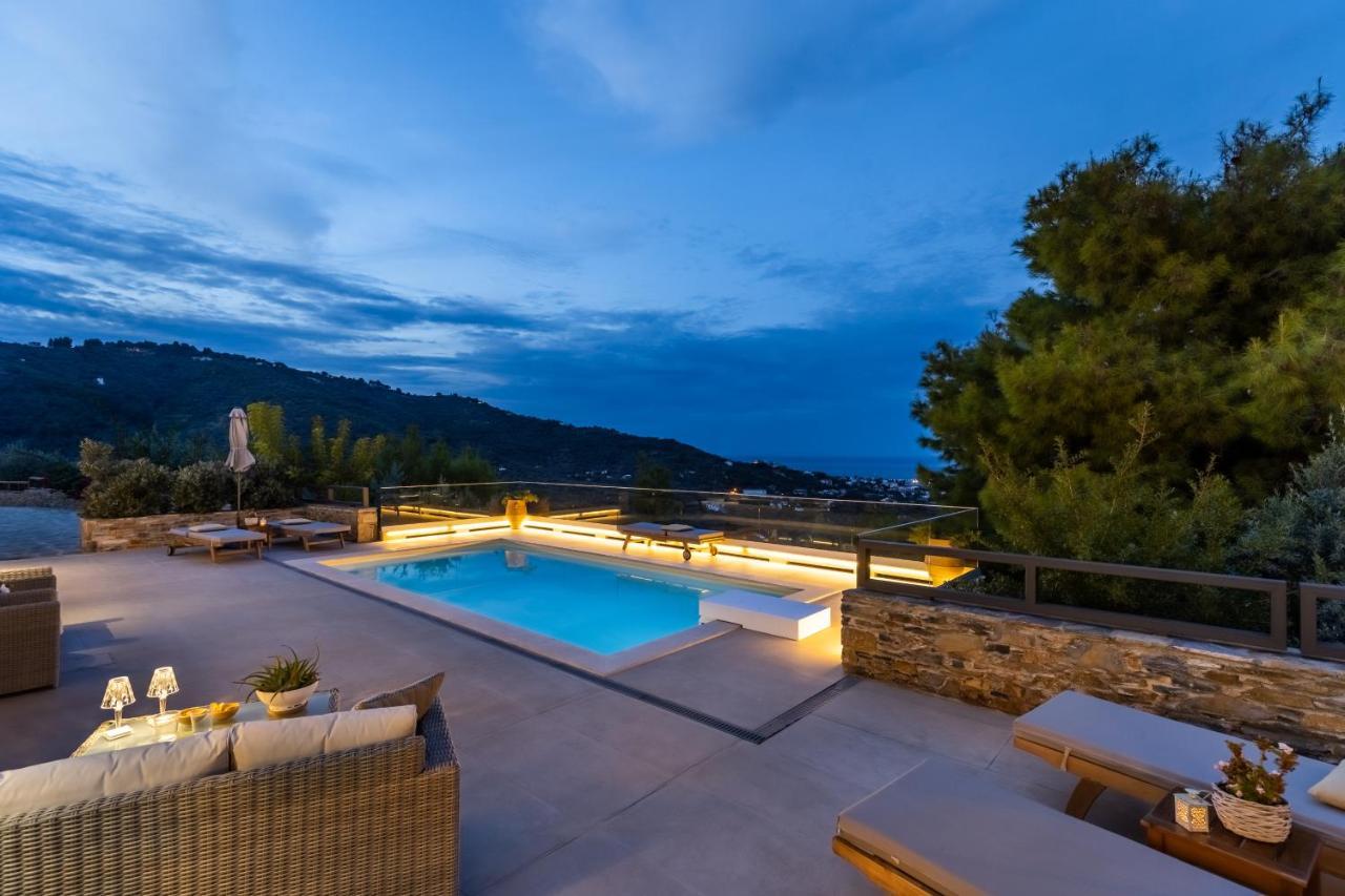Villa Politimi Luxury Retreat Skópelos Eksteriør bilde