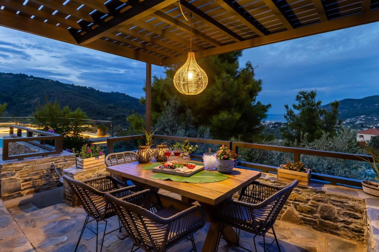 Villa Politimi Luxury Retreat Skópelos Eksteriør bilde