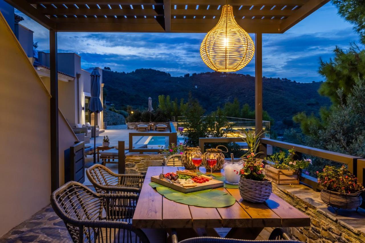 Villa Politimi Luxury Retreat Skópelos Eksteriør bilde
