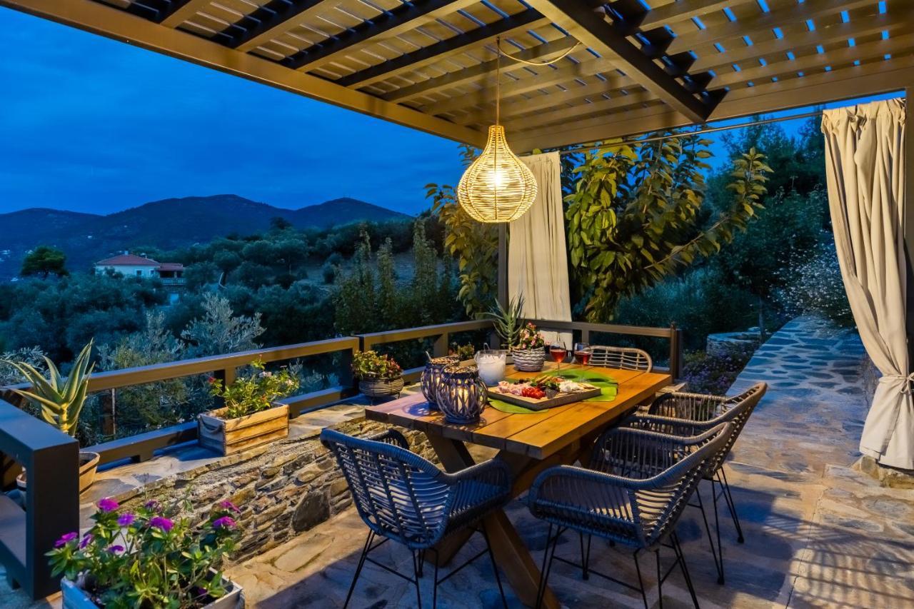 Villa Politimi Luxury Retreat Skópelos Eksteriør bilde